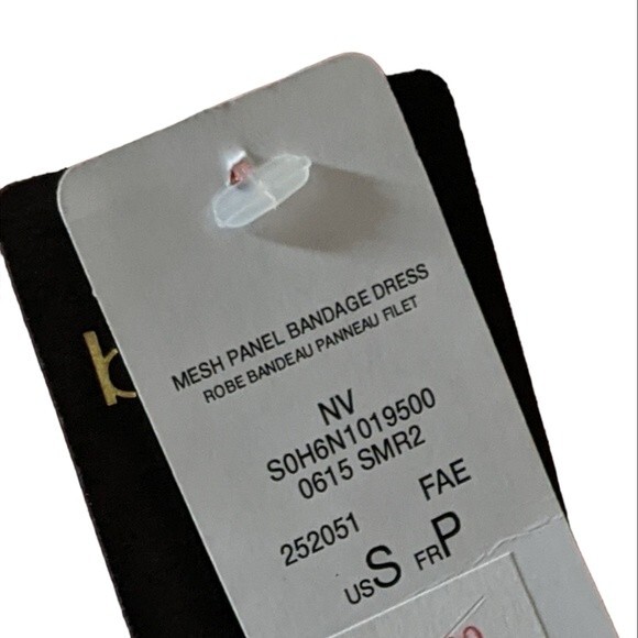 Bebe mesh panel bandage dress short night out club size small - Picture 5 of 11